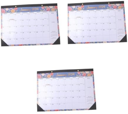 SHINEOFI 3 Stk Zeitplan 2022 Kalender 2022-2023 Monatlicher Kalender Büro countdown countdown calender für den Heimgebrauch Planaufnahme Hänge 120 g Schreibpapier