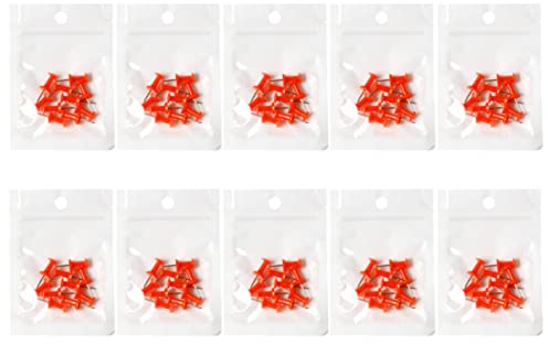 minkissy 100 Stück Antiblockierende Klebstoffflaschenstifte aus Kunststoff und Metall für Wimpernkleberflaschen Ersatzspitzen für Salon und Zuhause