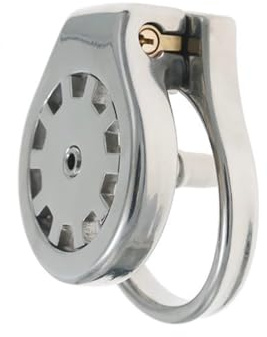 Chastity Cage Edelstahl Keuschheitsschloss Für Männer Invisible Lock Adult Abstinenz Penis Bondage Adult Sex Toy, SM Sex Spielzeug (50mm)