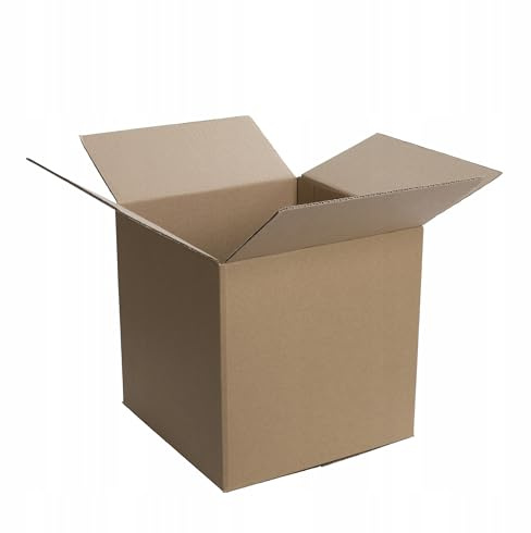 WePack 60 Stück Faltkarton 300x300x400 mm Versandkarton 1-Wellig 480G Braun Innenmass NEU