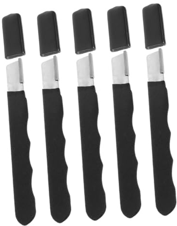 GARIOUANS 5piezas Herramienta Para Afilar Cuchillos Afilador De Tijeras De Podar Para Cortasetos Ramás De Árboles y Plantas Afilador De Cuchillos Portátil Para De Cocina y Tijeras De Jardine