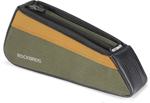 ROCKBROS Fahrrad Rahmentasche für Schnellen Zugriff | Oberrohrtasche, Kratzfest Abriebfest, Reflektierendes Logo, Schlankes Design, für Rennrad MTB