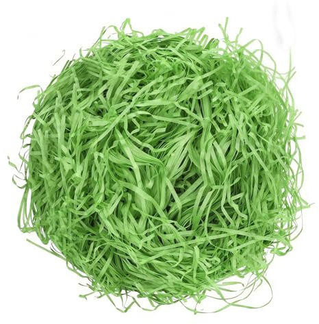 500g Ostergras Grün,FüLlmaterial,Osternest Gras Grün FüR Ostern,Papier FüLlung Geschreddertes Grass Oster Deko Geschenk,Geschreddertes Papier Raffia FüR Osternester,FüR Geschenkbox KöRbe Dekoration