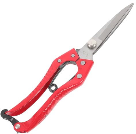 COLLBATH Ciseaux Manuels Laine de Vache et Mouton 24 Cm en Acier au Carbone, Cisailles à Moutons de Ferme Ergonomiques pour Tonte Animaux