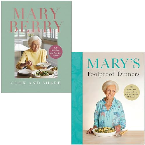 Mary Berry Collection 2 Books Set (Cook and Share & Mary’s Foolproof Dinners)