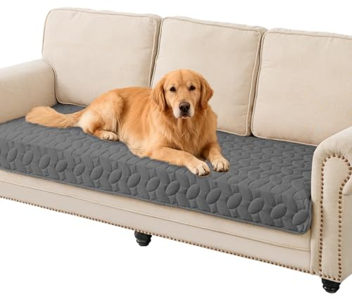 Ameritex Pet Bed Cover Dog Bed Blanket for Sofa and Furniture Waterproof New Pattern Design (30x70 Inch, Dark Grey)