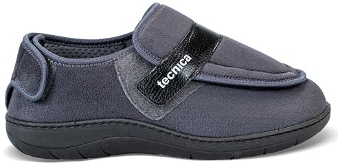 EXTRO STYLE - Scarpe Ortopediche Donna e Uomo, Tecnica 3A, per Fasi Post Operatorie, Cute Fragile, Problemi Vascolari, Plantare Estraibile, Scarpe Antiscivolo in Microfibra, Grigio
