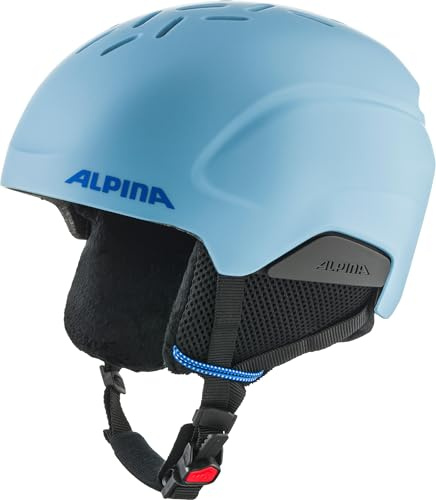 ALPINA Unisex ungdom PIZI skidhjälm, rökblå matt, 46–51 cm