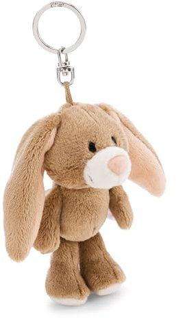 NICI Llavero Conejo Lopino de 10 cm, Color marrón, acompañante Fiel para Mochila o Bolso, para niños y Personas Adultas, 62301