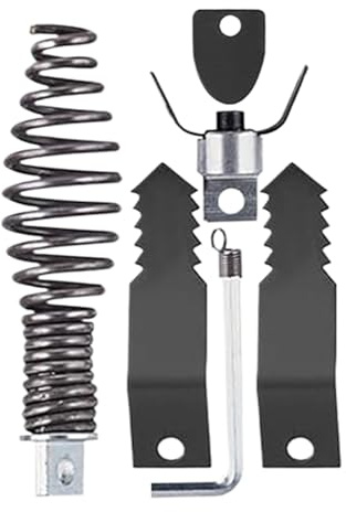 Punta a coclea per trapano | Kit testa di taglio per pulizia di tubazioni - Strumento di sbocco per lavello bagno cucina