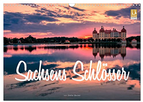 Sachsens Schlösser (Wandkalender 2026 DIN A3 quer), CALVENDO Monatskalender: Schlösser und Burgen in Sachsen (CALVENDO Orte)