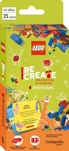 Lego Recreate animales construcción tarjetas con actividades