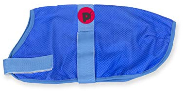 Petface Cooling Summer Dog Coat, Blue, 30 cm (Pack of 1) | Water Activated, Reusable, Helps Prevent Overheating for Small Dogs