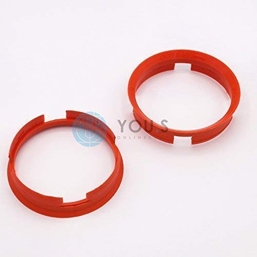 2 x ZENTRIERRINGE DISTANZRING für ALUFELGEN Z11A 72,6-67,1 mm Brock, Keskin, Tuning, Motec, Oxigin, RC, Tomason, Wheelworld, Advanti