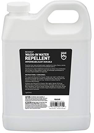 GEAR AID Wash-in Water Repellent, Concentrated Formula for Outerwear, 1 Gallon