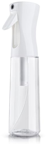 TANSHINE Hair Plant Mist Spray Bottle Fine Mist Empty Plastic Spray Bottles Water Misting Cleaning Spray Bottle For Curly Hair Styling,Plants,Gardening,Barber,Skin Care | PET, Continuous 1.2s Ultra-Fine Mist, 360° Leak-Proof, Ergonomic Non-Slip Grip, for Hair Plants Cleaning Salon & Home