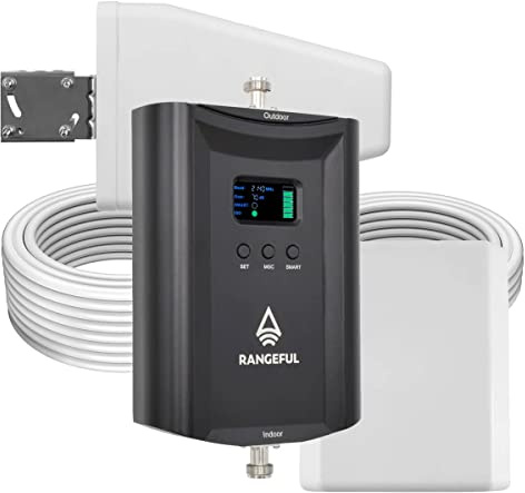 Rangeful Lance 200 V3G Amplificateur de Signal de Téléphone Mobile pour Tous Les Opérateurs Européens GSM/UMTS/LTE Répéteur 2G 3G 4G Répéteur Cellulaire 900/1800/2100MHz Mobile Booster