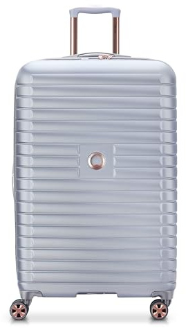 DELSEY Paris Cruise 3.0 Hardside Expandable Luggage with Spinner Wheels, Platinum, Checked-Large 28 Inch, Cruise 3.0 Hardside Expandable Luggage with Spinner Wheels