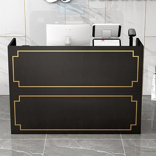 Empfangstheke, Kassierer Counter, Verkaufstheke Mit Abschließbare Schubladen, Rezeptionstheken, Empfangstresen, Verkaufstheke, Checkout Schalter, Für Lobbys, Salons, Einzelhandel(Color:C,Size:120x40x9