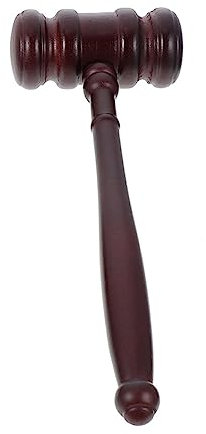 BCOATH Richterhammer Holz Holzhammer Aus Massivem Holz Laut Und Präzise Für Rollenspielspielzeug Für Anwälte Und Richter