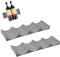 OIGWBPH 2 Pezzi Porta Bottiglie da Frigo, Portabottiglie Frigorifero Porta Bottiglie da Frigo Universale Portabottiglie Plastica Portabottiglie da Frigorifero Porta Bottiglie di Vino Stile Europeo