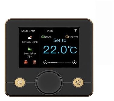 Thermostat, Thermostat Intelligent Tuya, chaudière à gaz à Eau for Chauffage par Le Sol électrique, régulateur de température Sol Chaud numérique Termostat,Commutateur de contrôle de température(3A G