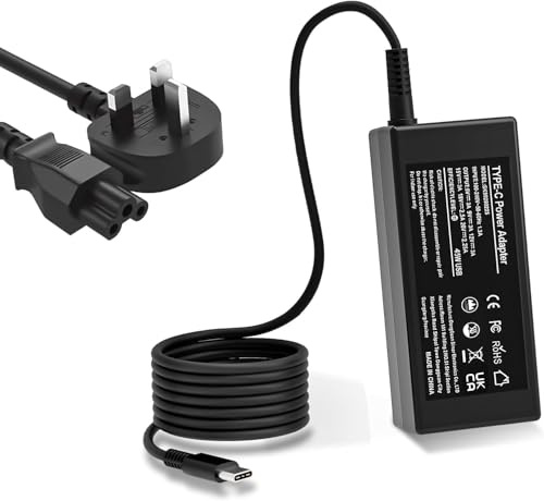 SKOTSLYE 45W USB C Laptop Charger Fast Charging with Wide Compatibility | Compatible with HP/Dell/Lenovo/Asus/Acer/Samsung/Google Chromebook, Fast Type-C charging, lightweight & travel-friendly