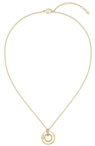 BOSS Jewelry Halskette für Damen Kollektion LIVE aus Gelbgold mit einem Charm - 1580684