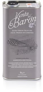 Venta del Barón – Aceite de oliva virgen extra – Prensado en frío – Alto en polifenoles – Lata de 1 L