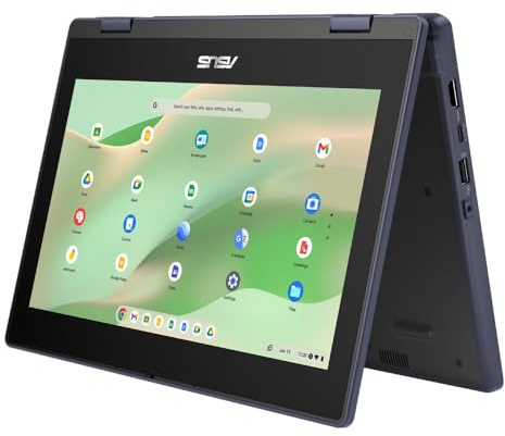ASUS Chromebook Flip 11 CZ1104FM2A 11.6 Touchscreen Chromebook Laptop (Mediatek MT8186G, 4GB RAM, 64GB eMMC Storage, 3 Year PUR Warranty, Chrome OS, Stylus Pen Included)