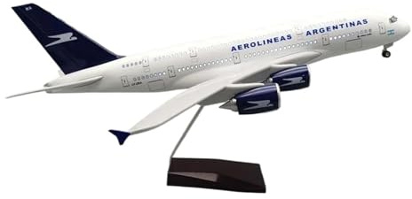 1:160 Für Große 380 Argentinien A380 Flugzeug Modell Druckguss Flugzeug Modell Mit Lichter Display(Without Light)