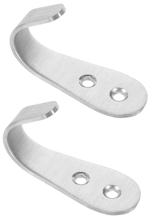NIYANGLE Ganci per Scala Letto a Castello in Metallo Inox 3 Mm Spessore, Set 2 Pezzi Staffa di Fissaggio Stabile, Accessori Multifunzionali per Scale a Parete e Letti a Soppalco,
