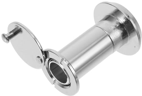SHINEOFI Wide Angle Door Viewer Peephole 220° Zinc Alloy Door Eye with Privacy Cover 14mm Hole Diameter Suitable for Apartment and Hotel Security