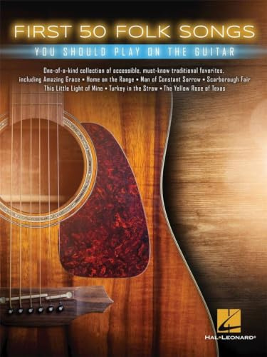 First 50 Folk Songs You Should Play On Guitar (Book): Noten, Sammelband für Gitarre (GUITARE)