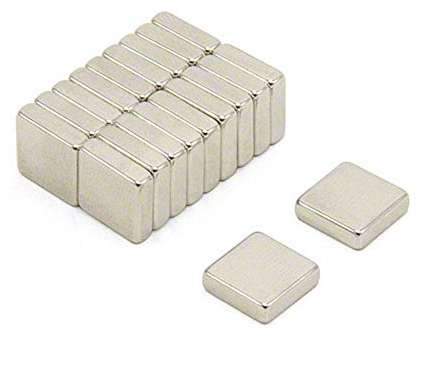 Magnetastico | 20 Stück Neodym Magnete extra stark N52 Quadrat 10x10x4 mm | Kühlschrankmagnet Pinnwand Magnet Whiteboardmagnet Quadratmagnet Quadermagnet Starker Magnet viereckig 10mm Magnettafel