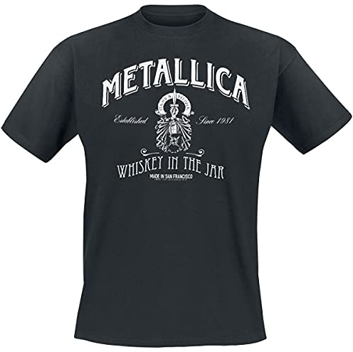Metallica Whiskey In the Jar Männer T-Shirt schwarz Band-Merch, Bands