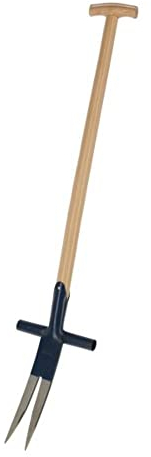 Kerbl Ampferstecher (zum Unkrautstechen, mit T-Stiel, aus geschmiedetem Stahl, zur Entfernung der ganzen Wurzel) 29099