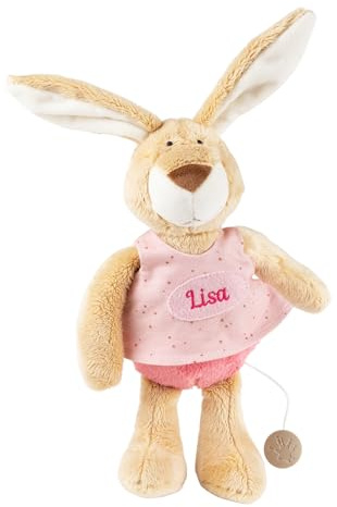 sigikid Spieluhr Hase personalisierbar mit Namen – Geschenk zur Geburt
