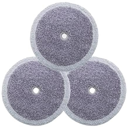 EVERYBOT Replacement Accessory of Three-Spin and Edge, Washable Mother Yarn Mop Pads for Robot (6pcs)