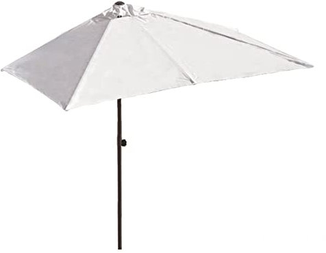 YFZNWHX Media Sombrilla Rectangular |Media Sombrilla para Balcón |Protección UV| 250x130cm, 200x100cm|Paraguas De Pared para Jardín|con Manivela Balcones Jardines Patios