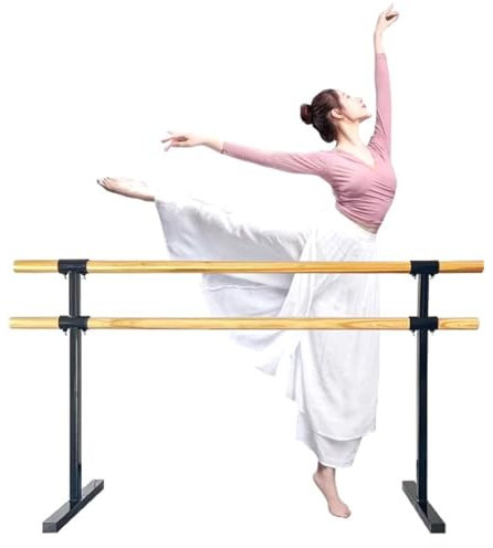 HamoM Ballettstange Ballettstange aus Stahl für Erwachsene und Kinder, Beinpressstange für mobiles Zuhause, Tanzstudio, Fitnessstudio (Color : Black, Size : 1M/3.3FT)