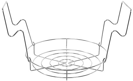 Fuerdich Round Canning Rack Stainless Steel, Einlegerost Kochständer Dampfgarer Einsatz Kuchenrost Rund Dämpfen Rack Runde Steamer Rack für Kochtöpfe Töpfe Abkühlgitter Kuchengitter