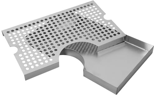 Garneck Kegerator Drip Tray Replacement Beer Dispenser Pan Draining Board Stainless Steel