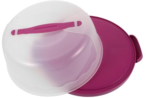 Veemoon Boîte De Conservation De Gâteau Dessert Stockage Transporteur Prendre Porte-gâteaux Récipient à Gâteau Nombre Cas Porter Pour Violet,mauve Plastique Réutilisable