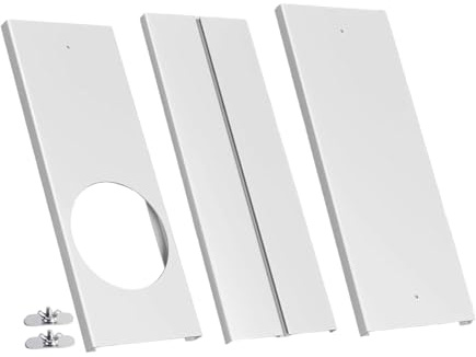 Sharplace Kit de ventilation télescopique universel pour climatiseur portable, pour conduits d'évacuation, pièces de rechange, joint de fenêtre coulissante