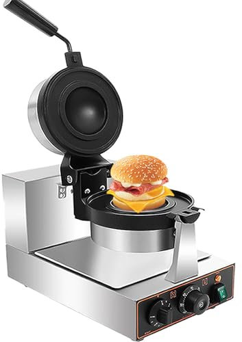 Macchina Professionale Per Hamburger Ufo - Pressa Per Panini Elettrica Commerciale Da 1000 W Con Controllo Di Precisione 50-250 °C, Macchina Per Waffle Con Gelato Per Panetterie E Cucine Domestiche
