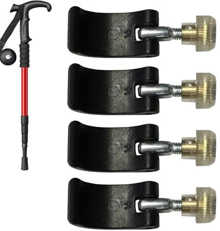 Ricambi per Bastoncini da Trekking | Blocco Esterno per Bastoni da Escursionismo | Fermo Rapido Per Attrezzature Arrampicata Alpinismo Campeggio Escursionismo