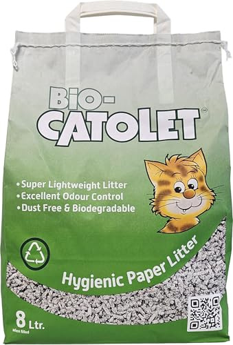 Bio-Catolet Recycled Paper Cat Litter Pellets 8 Litre