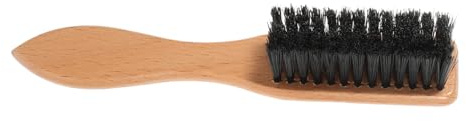 Healvian Bart Rundbürste Herren mit Natürlichem Borstenkopf und Ergonomischem Buchenholzgriff Tragbare Bartstyling Bürste für Präzises Styling und Angenehmen Halt