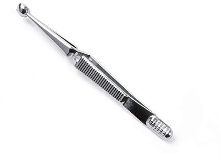 Zeckenpinzette Edelstahl Zeckenzange Zecken Greifer Zeckenentferner Rostfrei (11 cm)